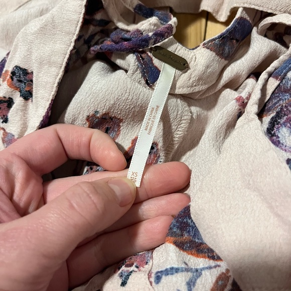 Free People Dream Big Wide Leg Jumpsuit Cropped V-Neck Cut Out Sleeveless - Picture 7 of 9